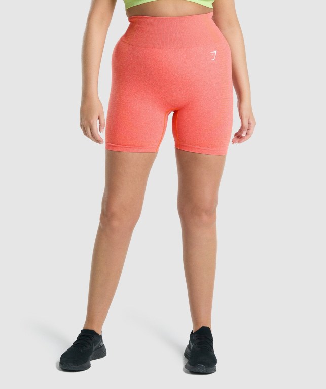 Pantalones Cortos Gymshark Vital Seamless 2.0 Naranjas | jVAiIs4oTsQ