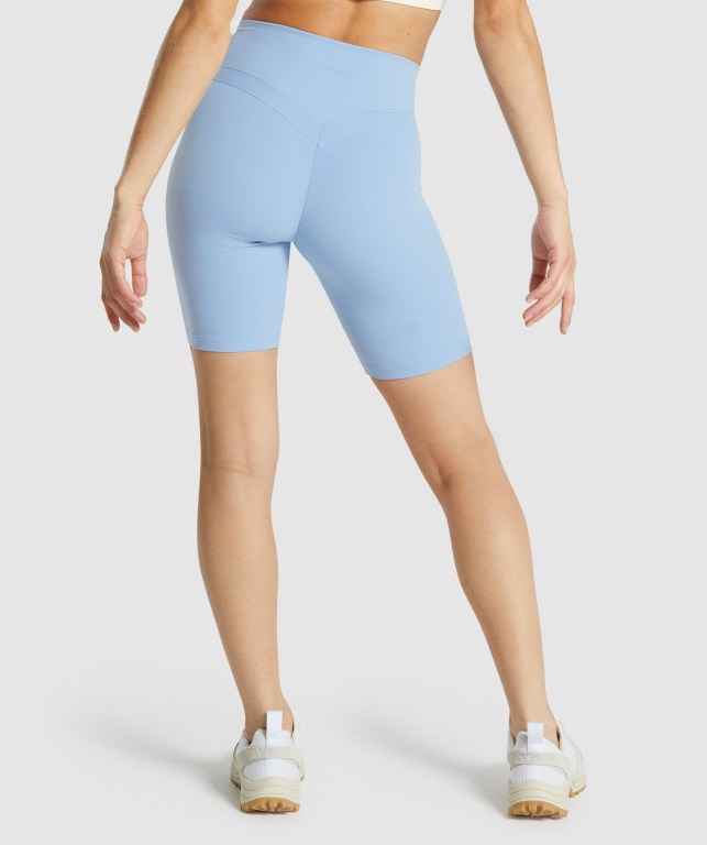 Pantalones Cortos Gymshark Whitney Cycling Azules | OkUG7pDSCC6