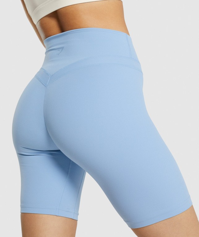 Pantalones Cortos Gymshark Whitney Cycling Azules | OkUG7pDSCC6