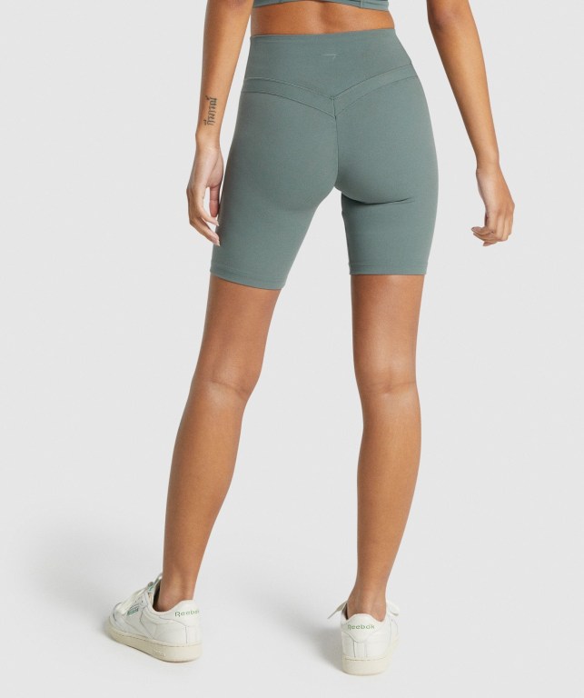 Pantalones Cortos Gymshark Whitney Cycling Verde | eaEKe7U5qf7