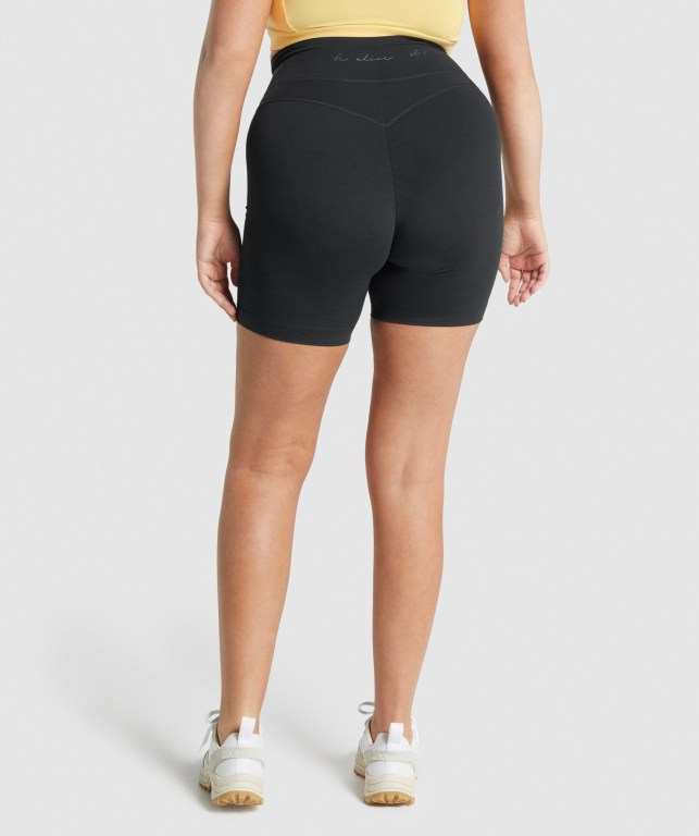 Pantalones Cortos Gymshark Whitney Mesh Negras | UNq4NneyK3j