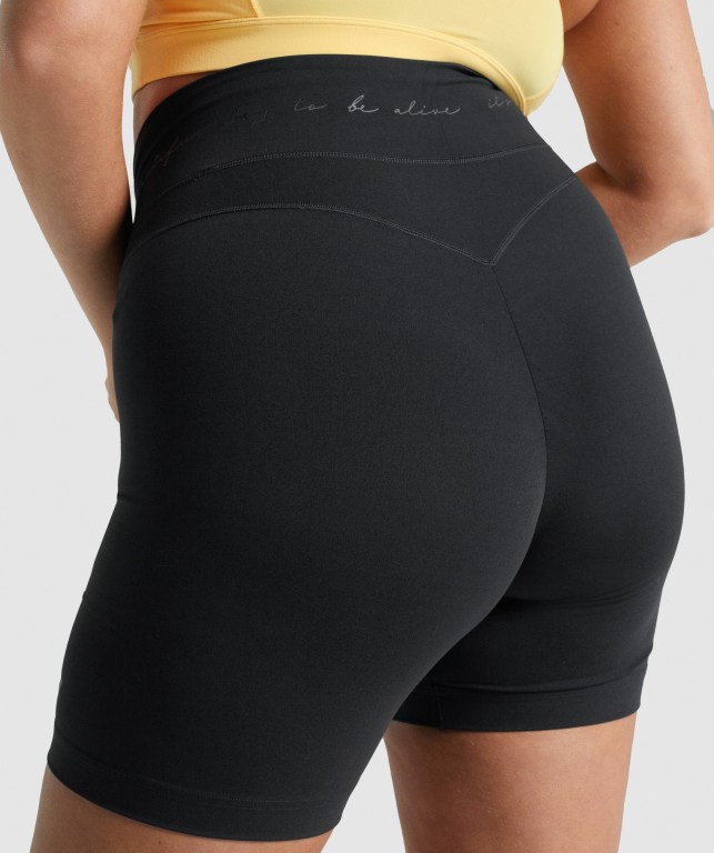 Pantalones Cortos Gymshark Whitney Mesh Negras | UNq4NneyK3j