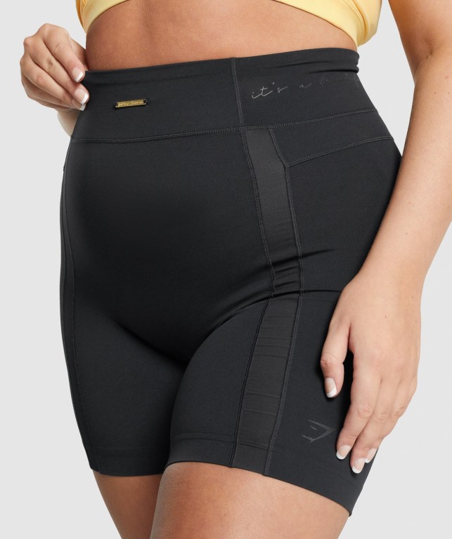 Pantalones Cortos Gymshark Whitney Mesh Negras | UNq4NneyK3j