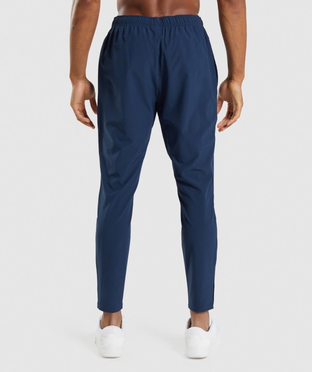 Pantalones Jogger Gymshark Arrival Woven Azul Marino | 3NhxkqUthi6