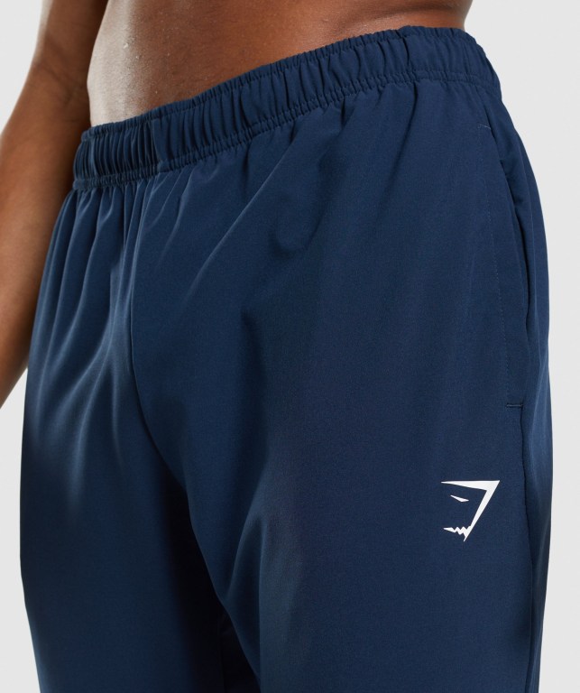 Pantalones Jogger Gymshark Arrival Woven Azul Marino | 3NhxkqUthi6