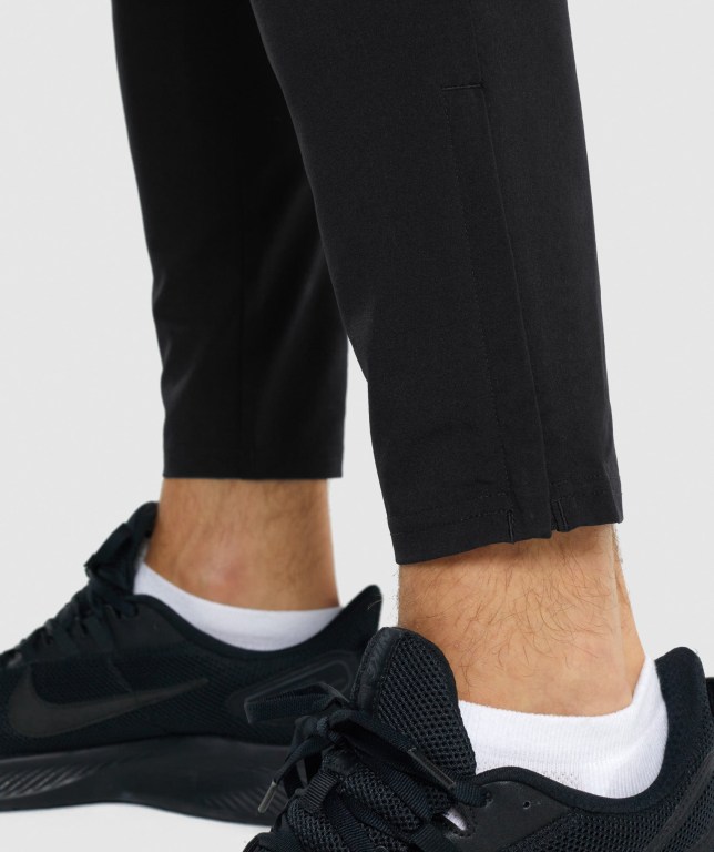 Pantalones Jogger Gymshark Arrival Woven Negras | xW9AbJauHJf