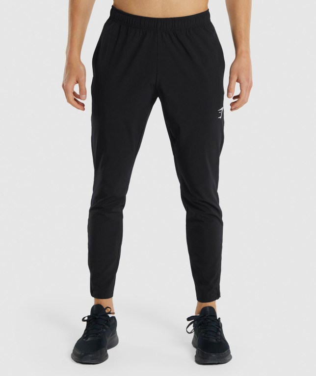 Pantalones Jogger Gymshark Arrival Woven Negras | xW9AbJauHJf