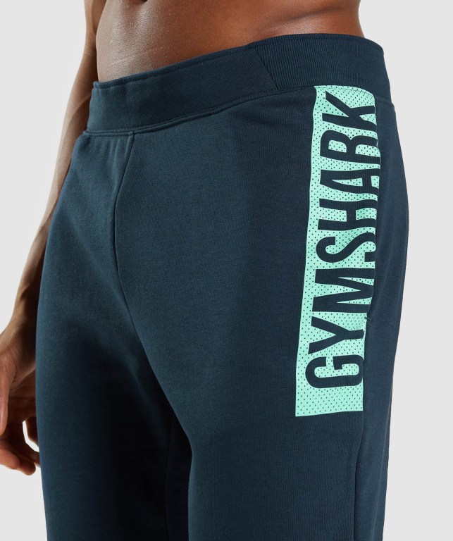 Pantalones Jogger Gymshark Bold Azul Marino | phucjddwDSC