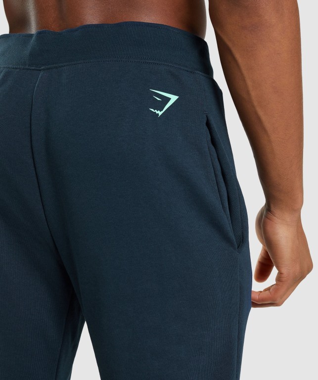 Pantalones Jogger Gymshark Bold Azul Marino | phucjddwDSC