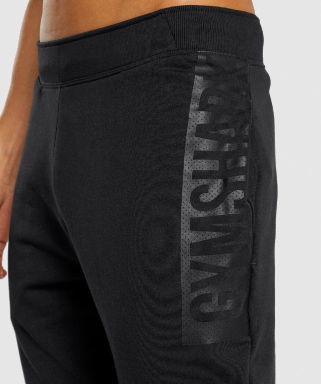 Pantalones Jogger Gymshark Bold Negras | mROeOsR8ifJ