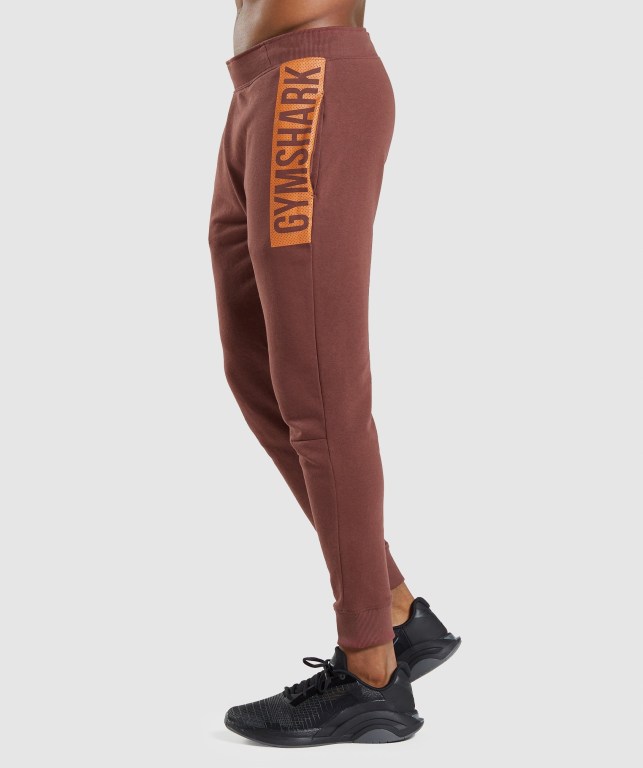 Pantalones Jogger Gymshark Bold Rosas Marrones | FfINPhJpMfB