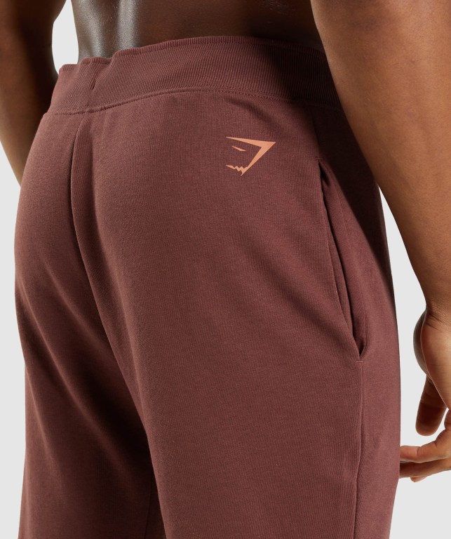 Pantalones Jogger Gymshark Bold Rosas Marrones | FfINPhJpMfB