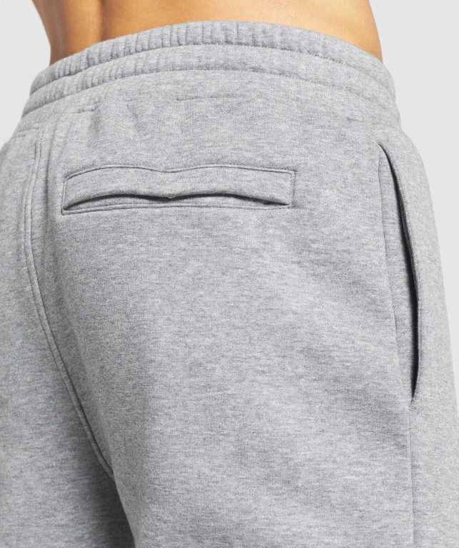 Pantalones Jogger Gymshark Crest Gris | aW54oySBenF