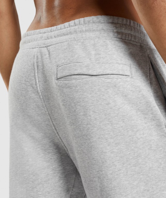 Pantalones Jogger Gymshark Crest Gris Claro | yZGbFOBw51c