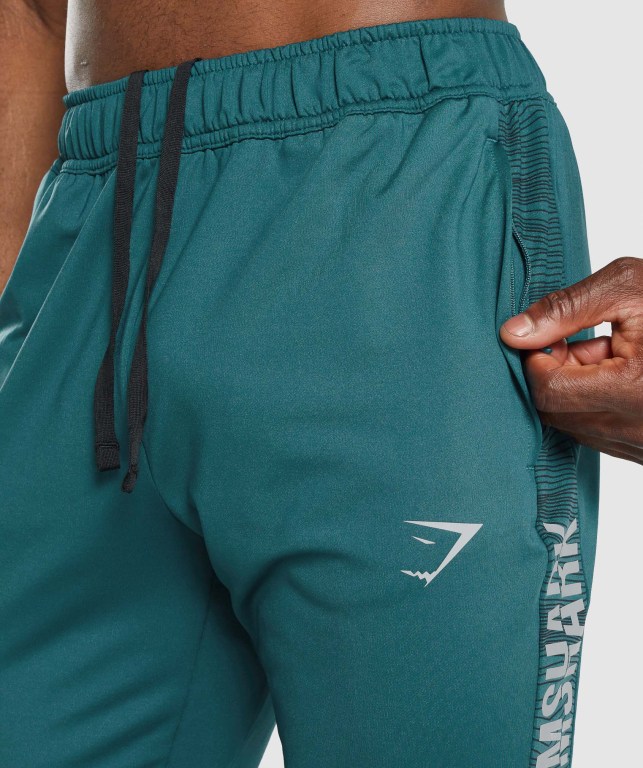 Pantalones Jogger Gymshark Deporte Turquesa | OX4yeGxhX6M