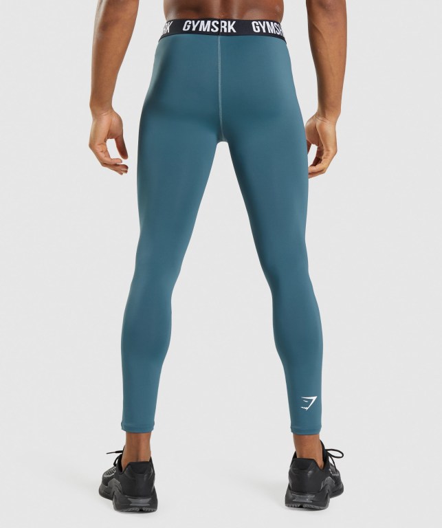 Pantalones Jogger Gymshark Element Baselayer Turquesa | CWbbkyrJPx2