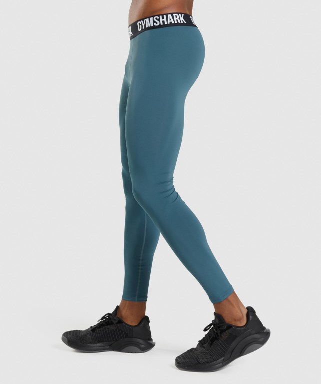 Pantalones Jogger Gymshark Element Baselayer Turquesa | CWbbkyrJPx2