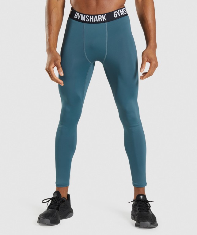 Pantalones Jogger Gymshark Element Baselayer Turquesa | CWbbkyrJPx2