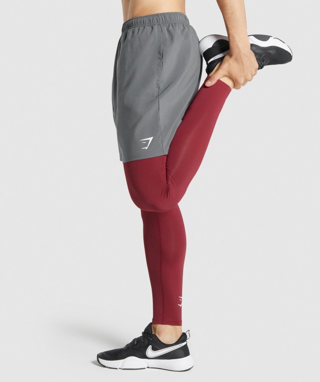 Pantalones Jogger Gymshark Element Baselayer Burdeos | HUHGZbjTOYm