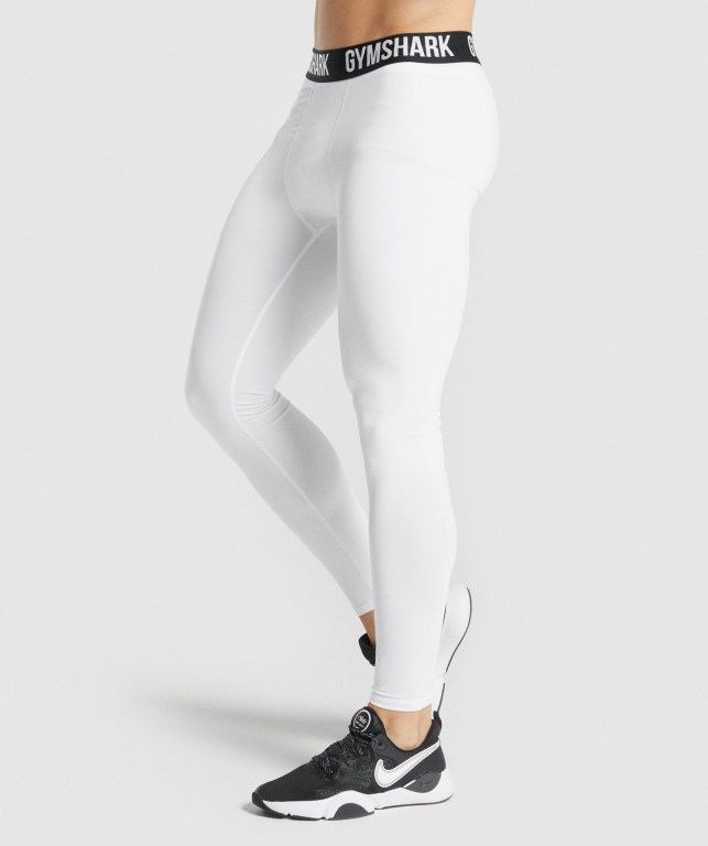 Pantalones Jogger Gymshark Element Baselayer Blancas | Uws6Bj423hu