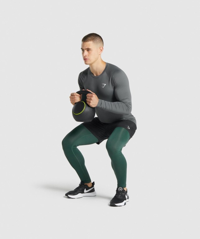 Pantalones Jogger Gymshark Element Baselayer Verde Oscuro | dWa96ZANx9o