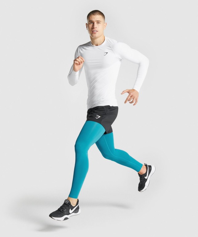 Pantalones Jogger Gymshark Element Baselayer Azules | m1jmV69XW6u