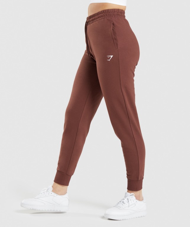 Pantalones Jogger Gymshark Entrenamiento Rosas Marrones | 4MqqRHiMxre