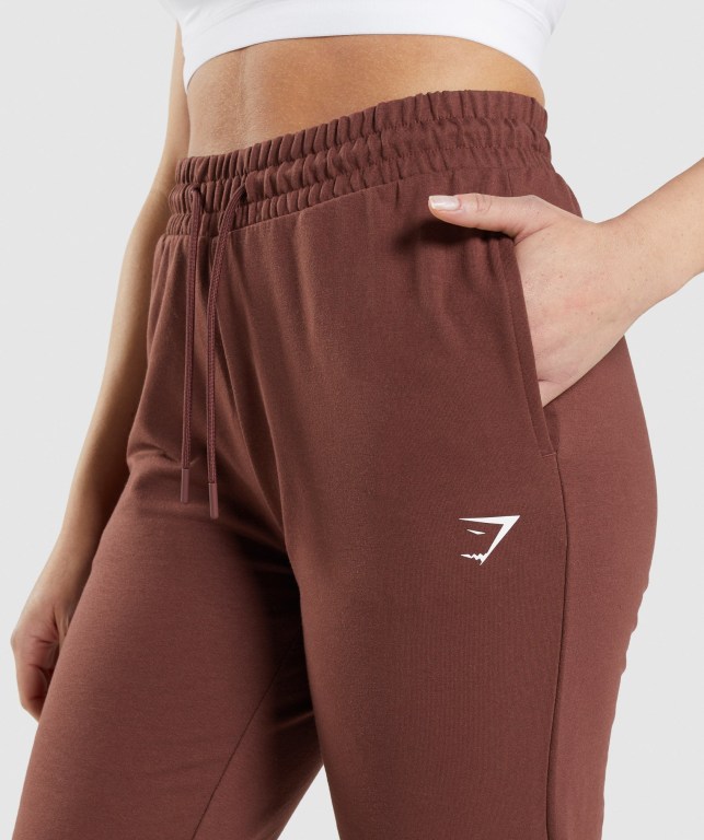 Pantalones Jogger Gymshark Entrenamiento Rosas Marrones | 4MqqRHiMxre