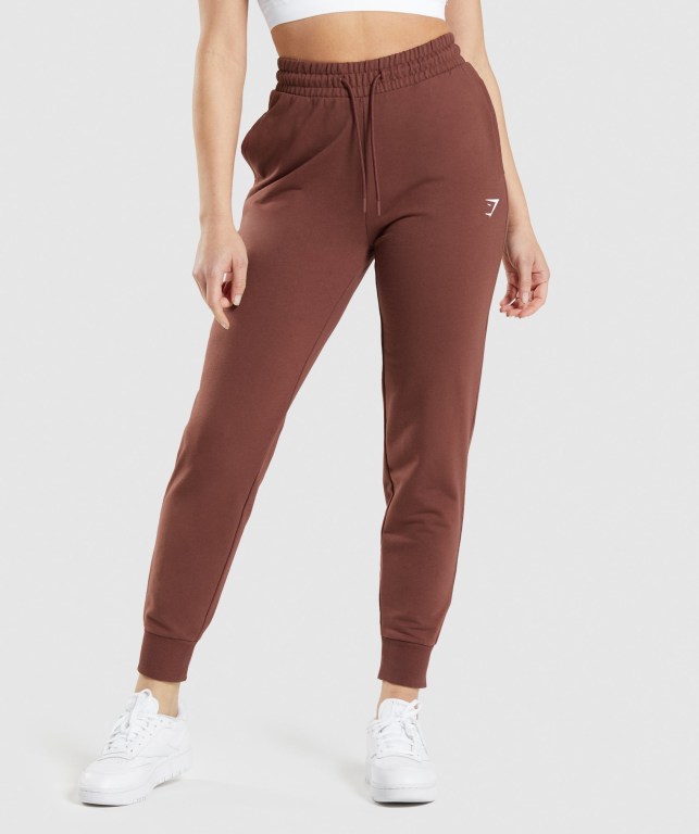 Pantalones Jogger Gymshark Entrenamiento Rosas Marrones | 4MqqRHiMxre