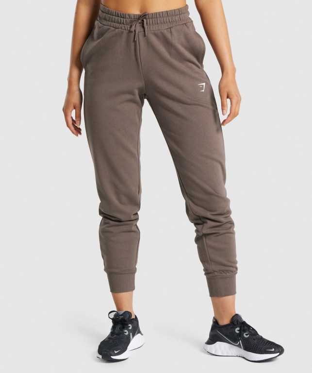 Pantalones Jogger Gymshark Entrenamiento Marrones | FtUzyK4UF1d