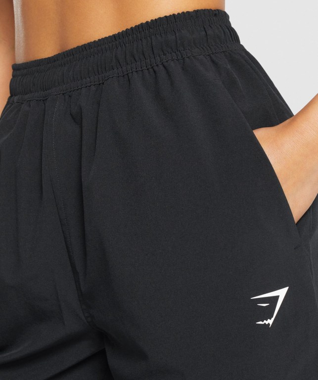 Pantalones Jogger Gymshark Entrenamiento Woven Negras | hEhpaA2PO9B