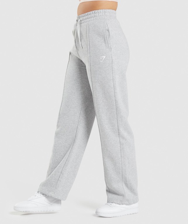 Pantalones Jogger Gymshark Entrenamiento Straight Leg Gris Claro | z9QLJLY14Qz