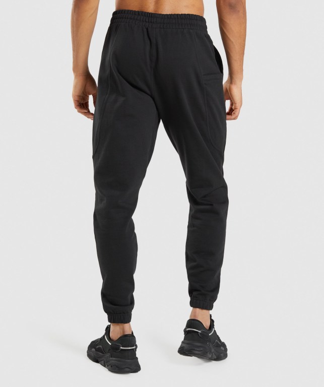 Pantalones Jogger Gymshark Essential Oversized Negras | 7RY4RnhyJ6n