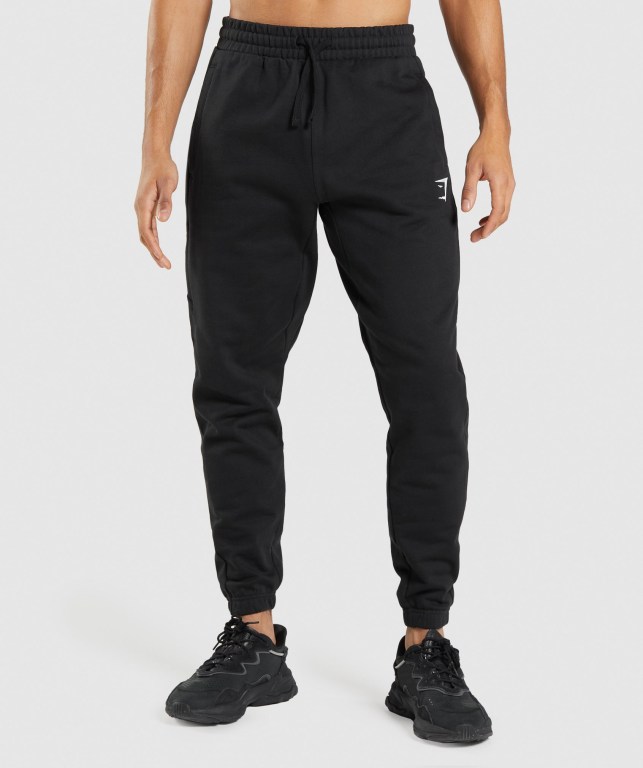 Pantalones Jogger Gymshark Essential Oversized Negras | 7RY4RnhyJ6n