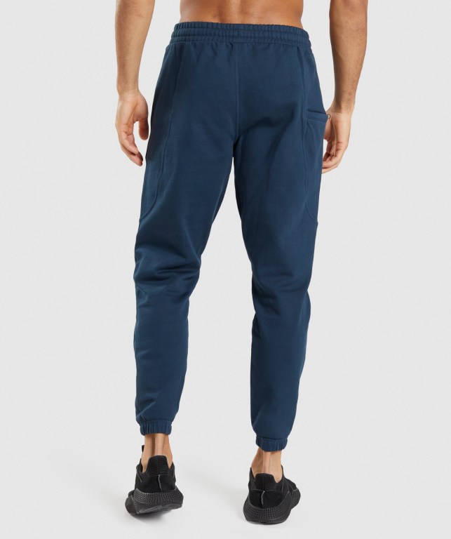 Pantalones Jogger Gymshark Essential Oversized Azul Marino | lvyUNjLVdtl