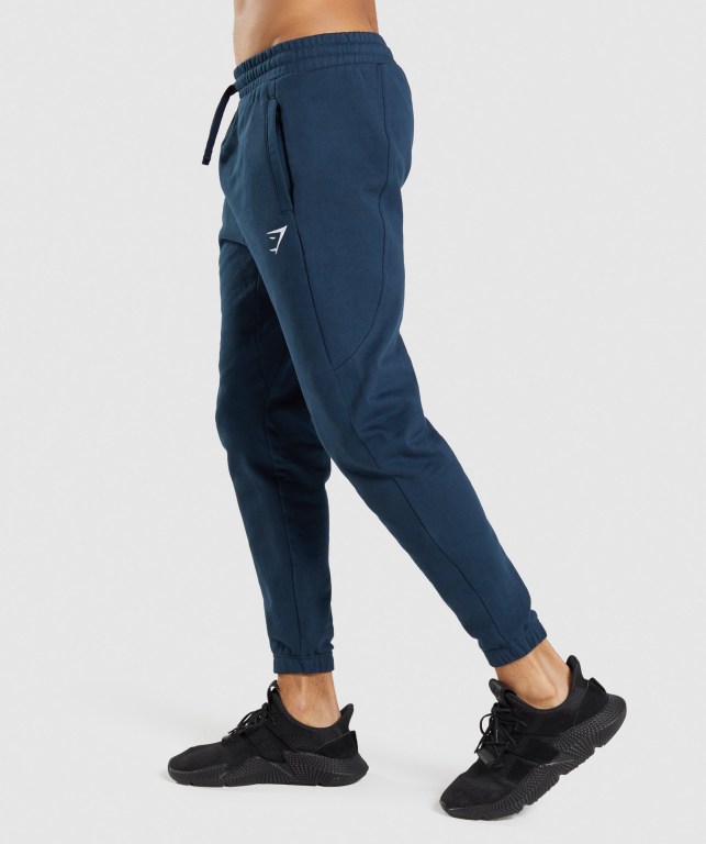 Pantalones Jogger Gymshark Essential Oversized Azul Marino | lvyUNjLVdtl