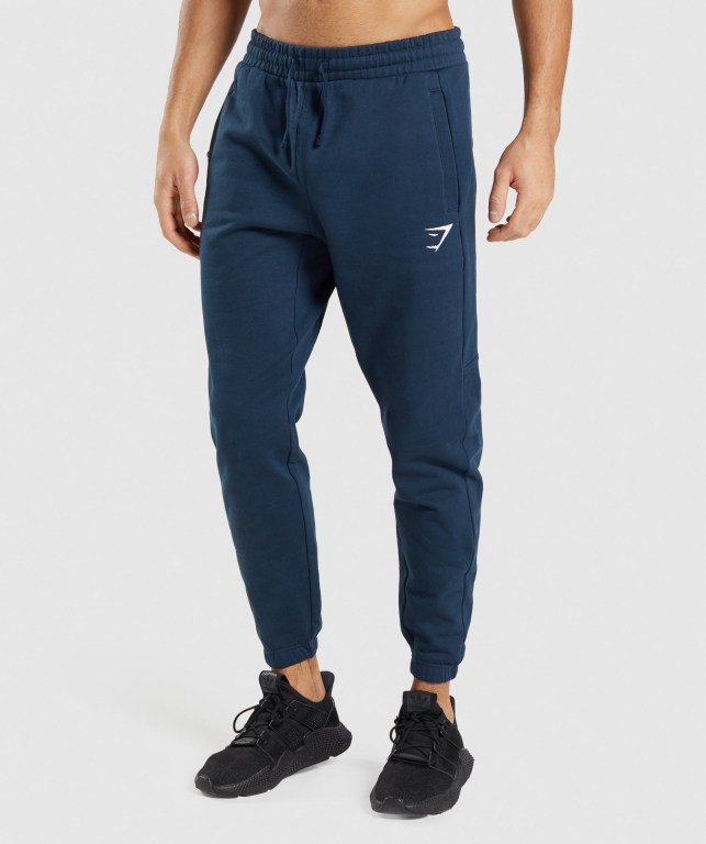 Pantalones Jogger Gymshark Essential Oversized Azul Marino | lvyUNjLVdtl