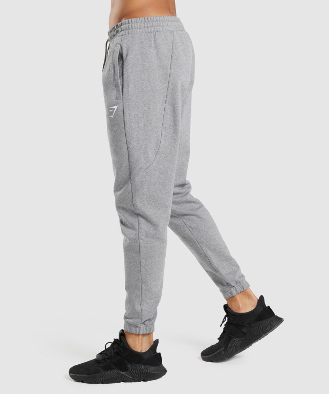 Pantalones Jogger Gymshark Essential Oversized Gris | qgLVbafwMox