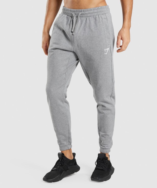 Pantalones Jogger Gymshark Essential Oversized Gris | qgLVbafwMox