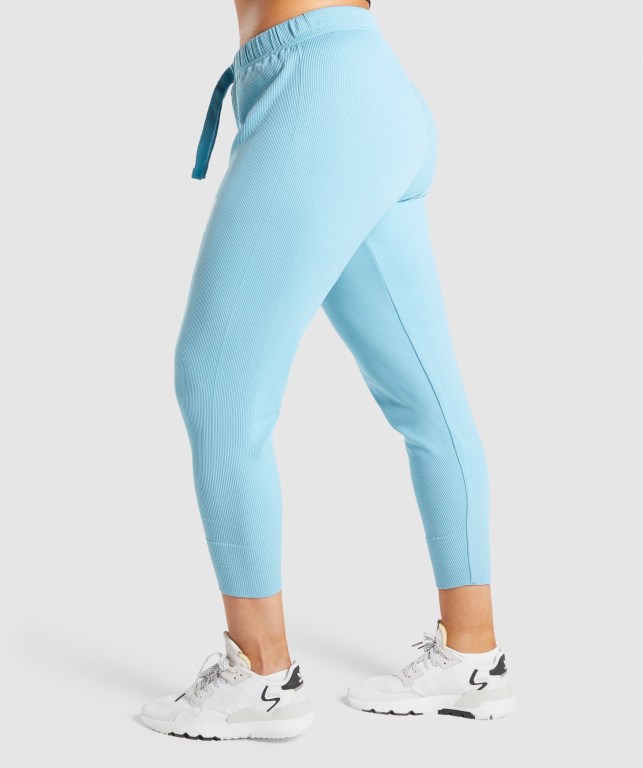 Pantalones Jogger Gymshark Pause Azules Claro | jwhRuCu1KQB