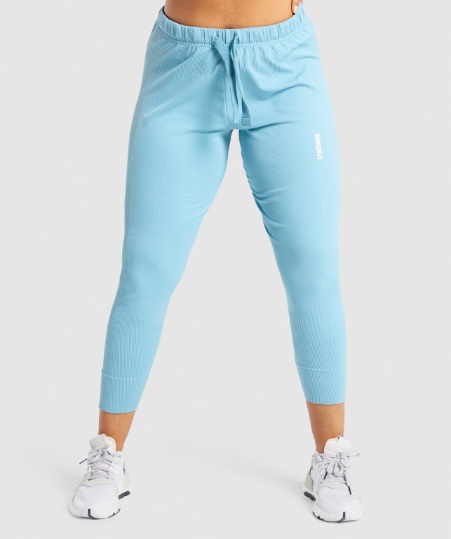 Pantalones Jogger Gymshark Pause Azules Claro | jwhRuCu1KQB