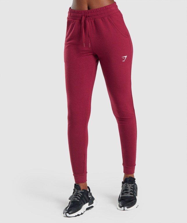 Pantalones Jogger Gymshark Pippa Entrenamiento Burdeos | 3TDObMEY8lQ