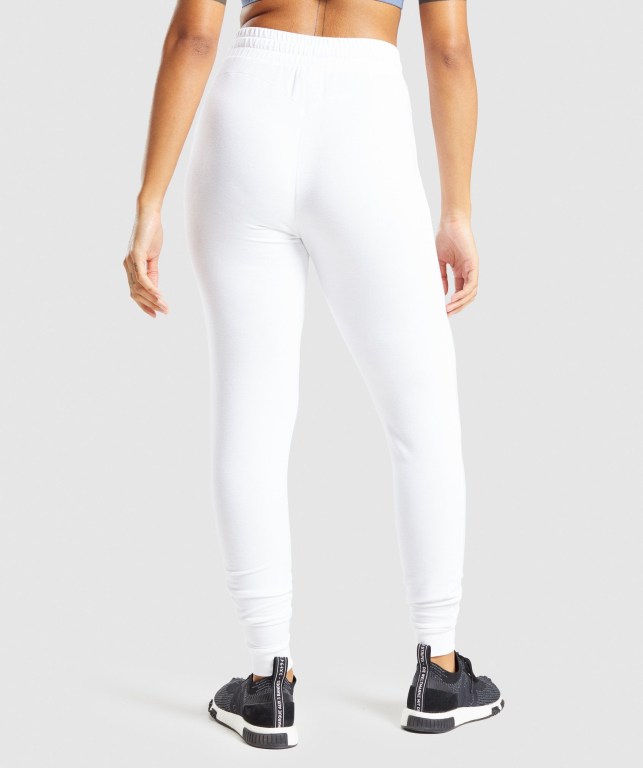 Pantalones Jogger Gymshark Pippa Entrenamiento Blancas | iCqfYdW7TaM