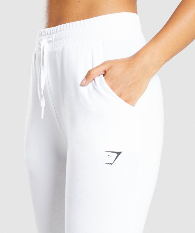 Pantalones Jogger Gymshark Pippa Entrenamiento Blancas | iCqfYdW7TaM