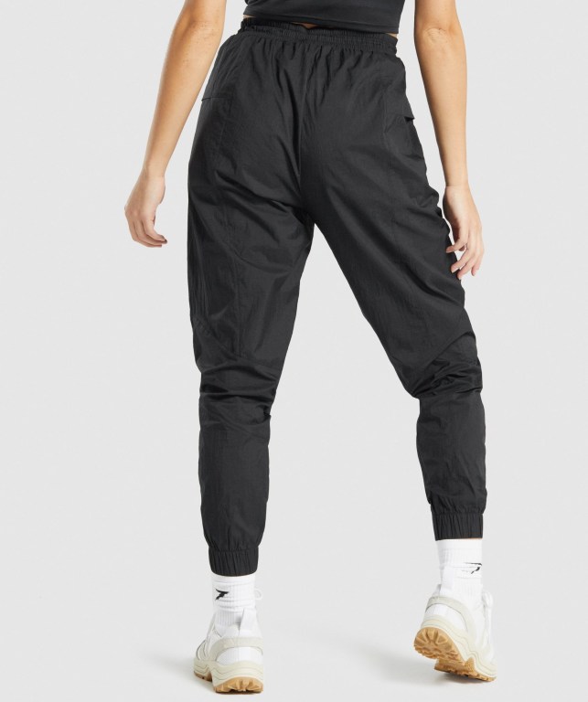 Pantalones Jogger Gymshark Pulse Woven Negras | aQvjt2oFAmd