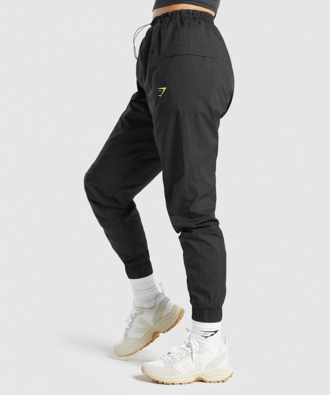 Pantalones Jogger Gymshark Pulse Woven Negras | aQvjt2oFAmd