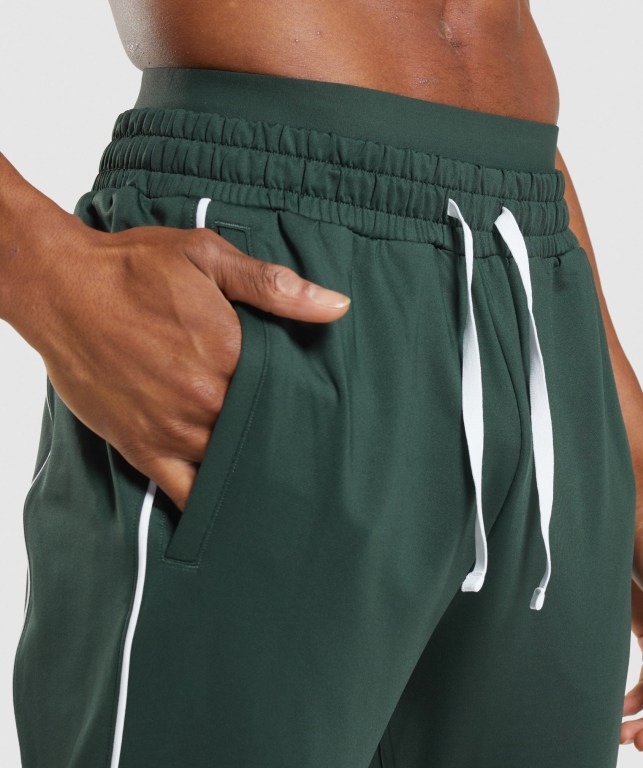 Pantalones Jogger Gymshark Recess Obsidian Verde Blancas | WVgekGSjOq1