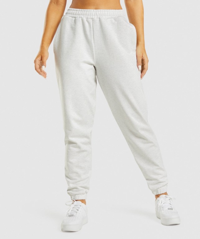 Pantalones Jogger Gymshark Rest Day Sweats Blancas | 95sQwmwj3tB