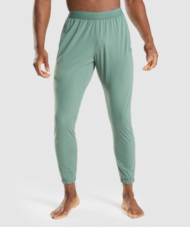 Pantalones Jogger Gymshark Studio Verde | vd4FyerVn61