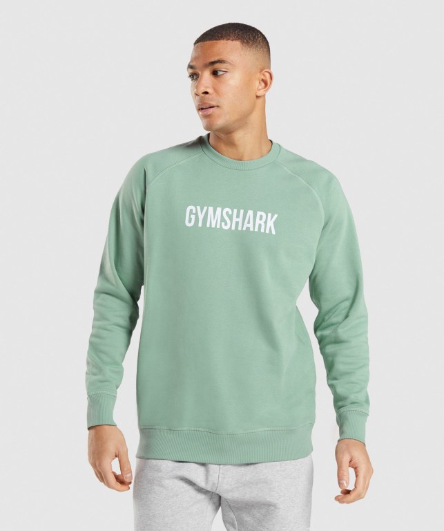 Pullover Gymshark Apollo Crew Azules | 654myo2kaEF